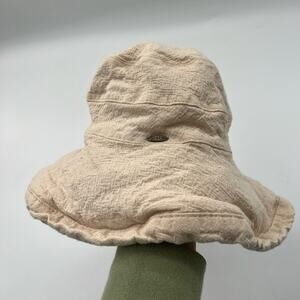 Scala Collezione Tan Bucket Hat Classic Wide Brim Vintage Sun Hat Adjustable